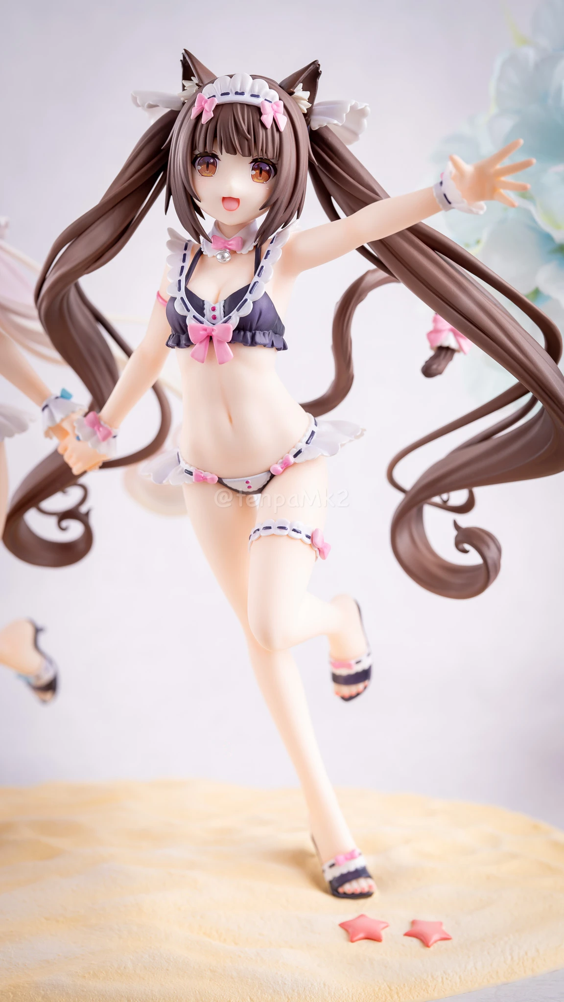 フィギュアレビュー「ショコラ&バニラ メイド水着ver. KADOKAWAスペシャルセット」KDcolle DSC04447