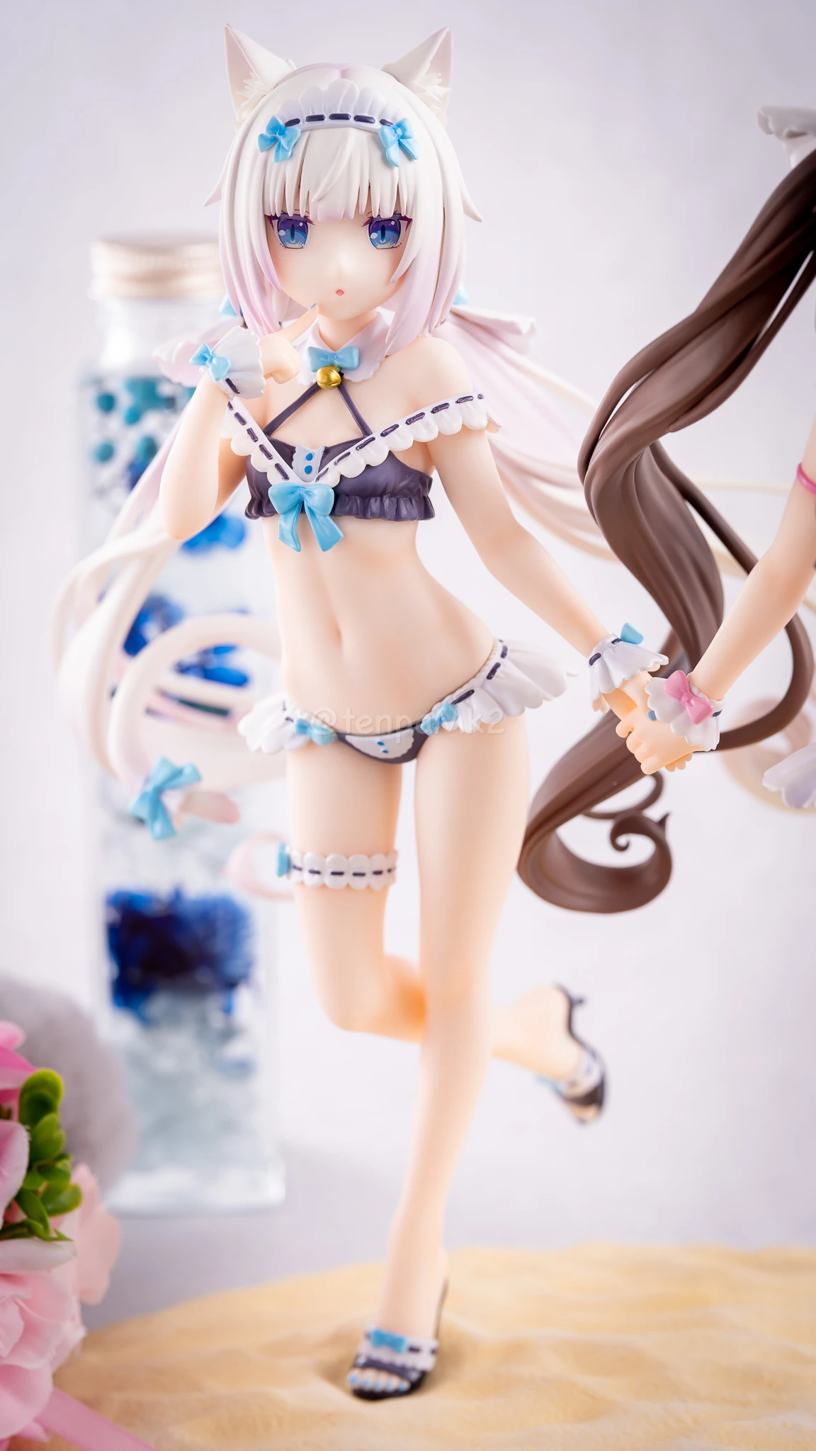フィギュアレビュー「ショコラ&バニラ メイド水着ver. KADOKAWAスペシャルセット」KDcolle DSC04448