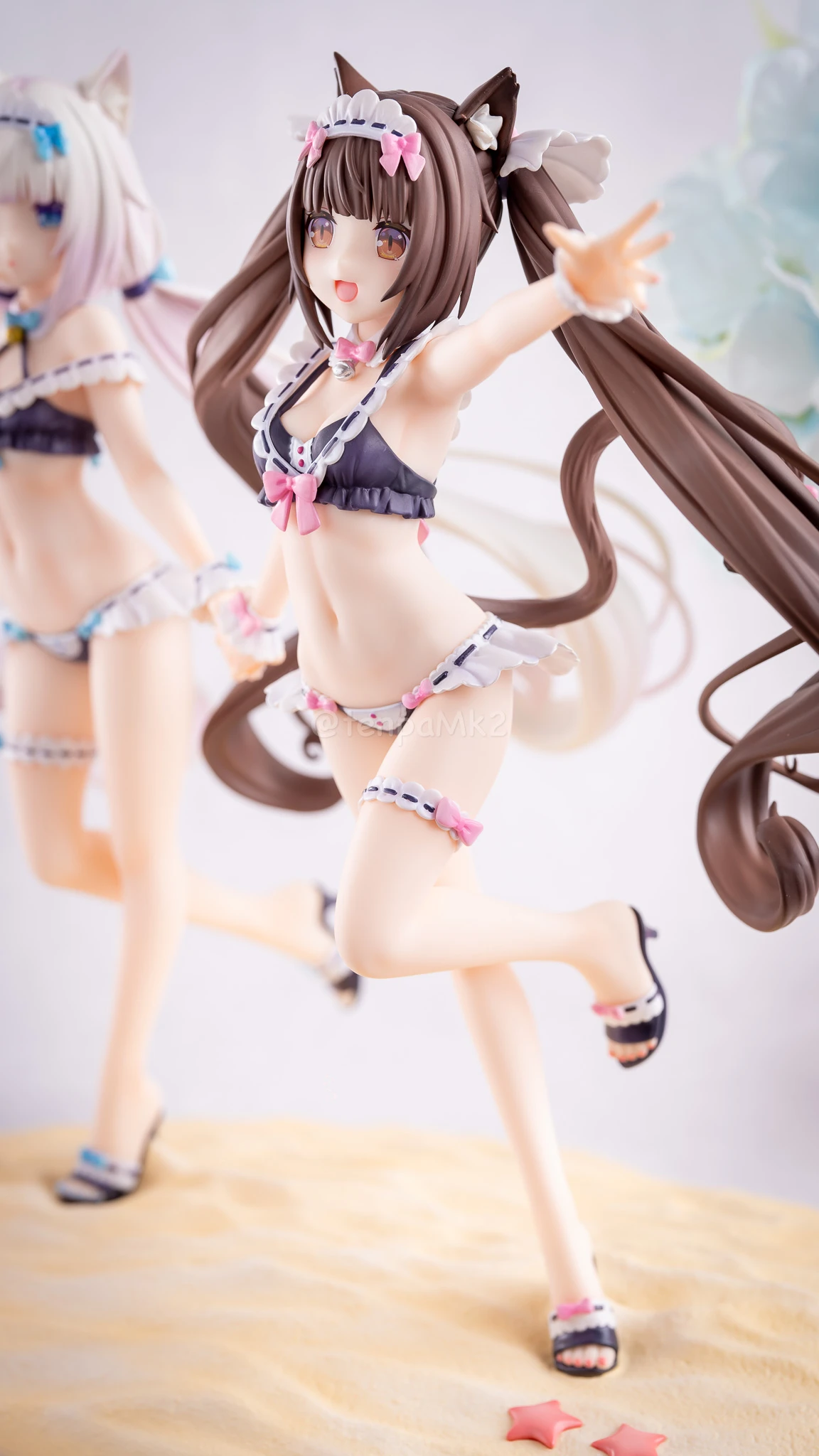 フィギュアレビュー「ショコラ&バニラ メイド水着ver. KADOKAWAスペシャルセット」KDcolle DSC04450