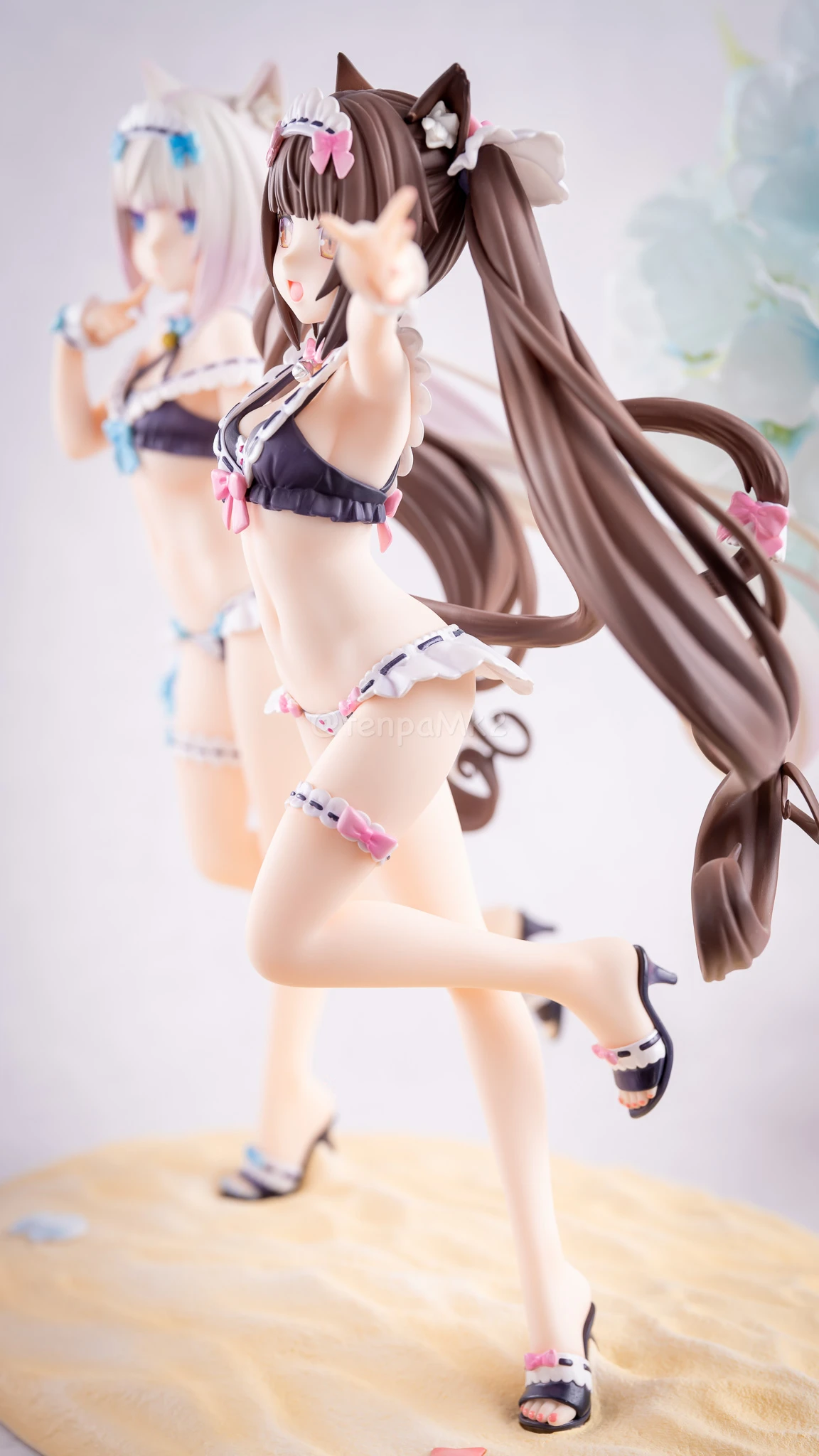 フィギュアレビュー「ショコラ&バニラ メイド水着ver. KADOKAWAスペシャルセット」KDcolle DSC04452
