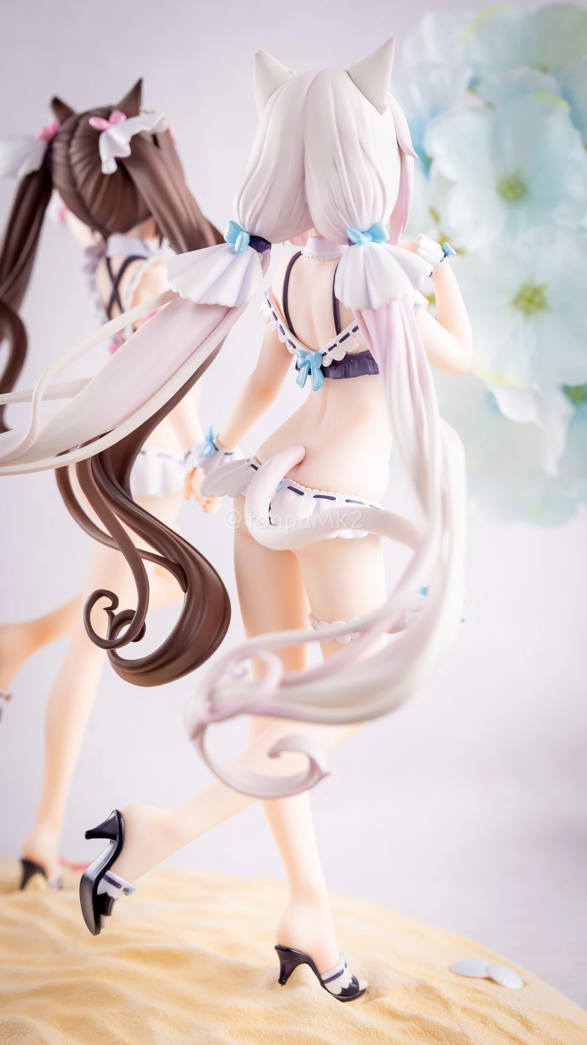 フィギュアレビュー「ショコラ&バニラ メイド水着ver. KADOKAWAスペシャルセット」KDcolle DSC04459