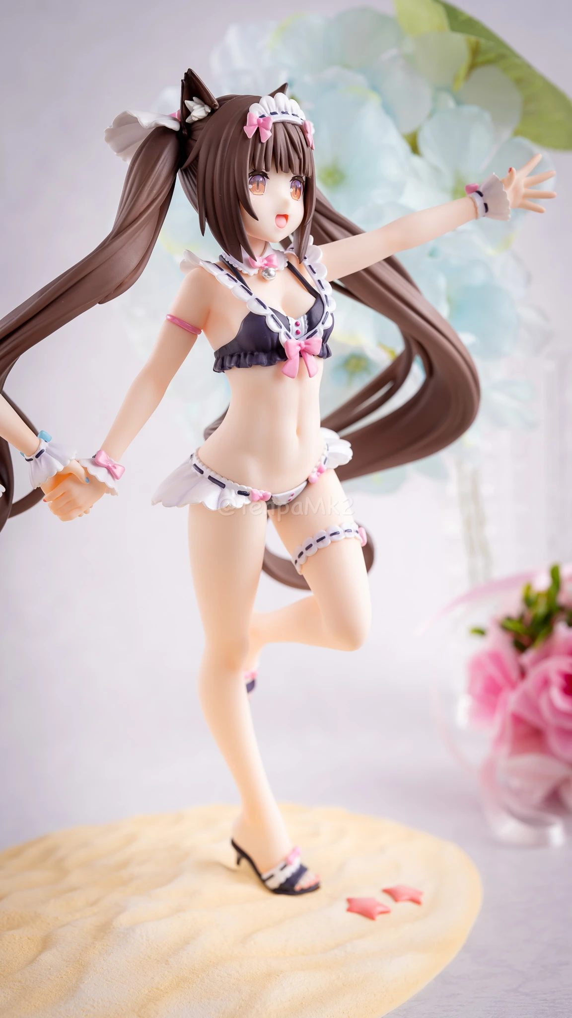 フィギュアレビュー「ショコラ&バニラ メイド水着ver. KADOKAWAスペシャルセット」KDcolle DSC04464