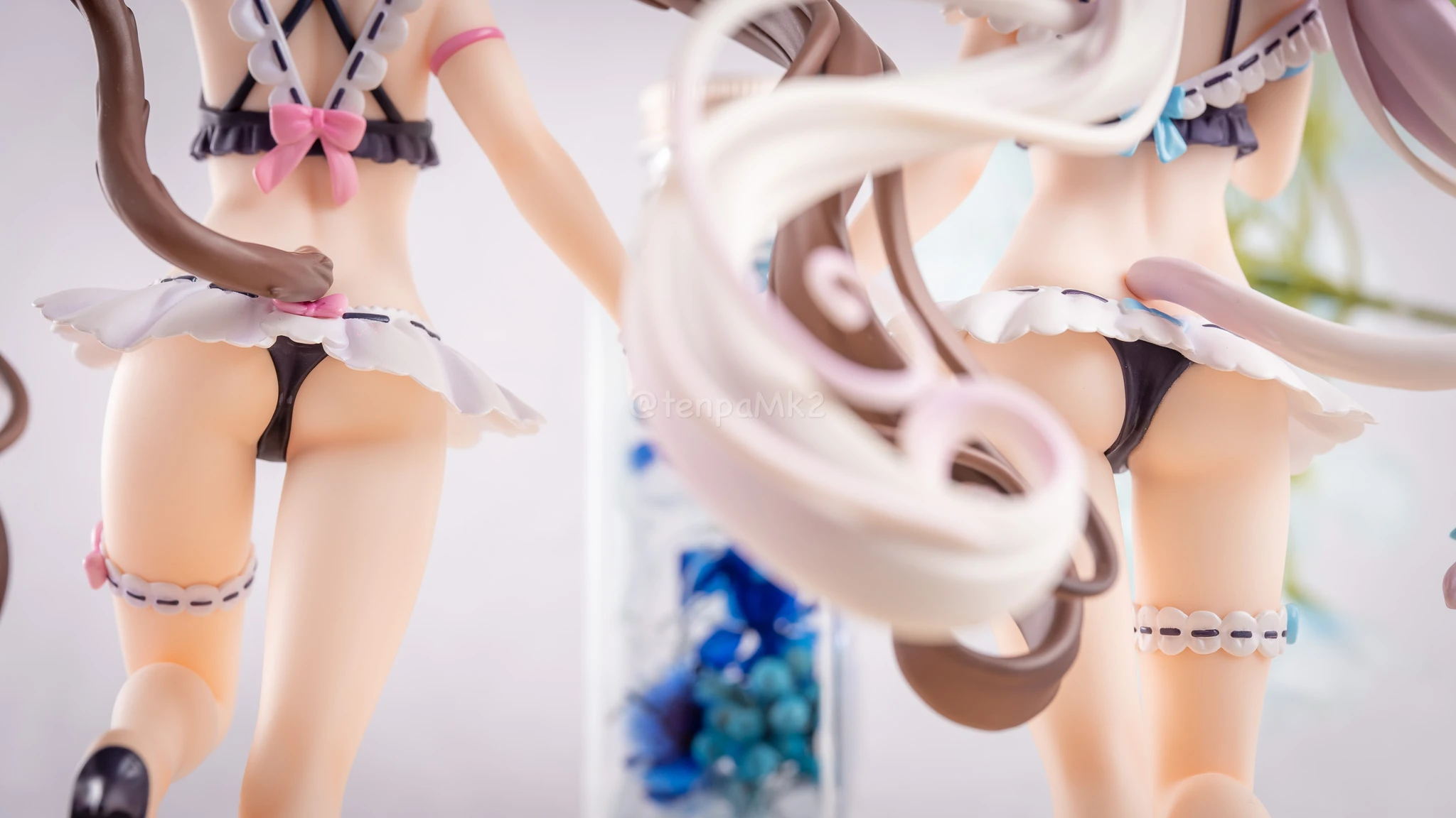 フィギュアレビュー「ショコラ＆バニラ メイド水着ver. KADOKAWAスペシャルセット」KDcolle DSC04537