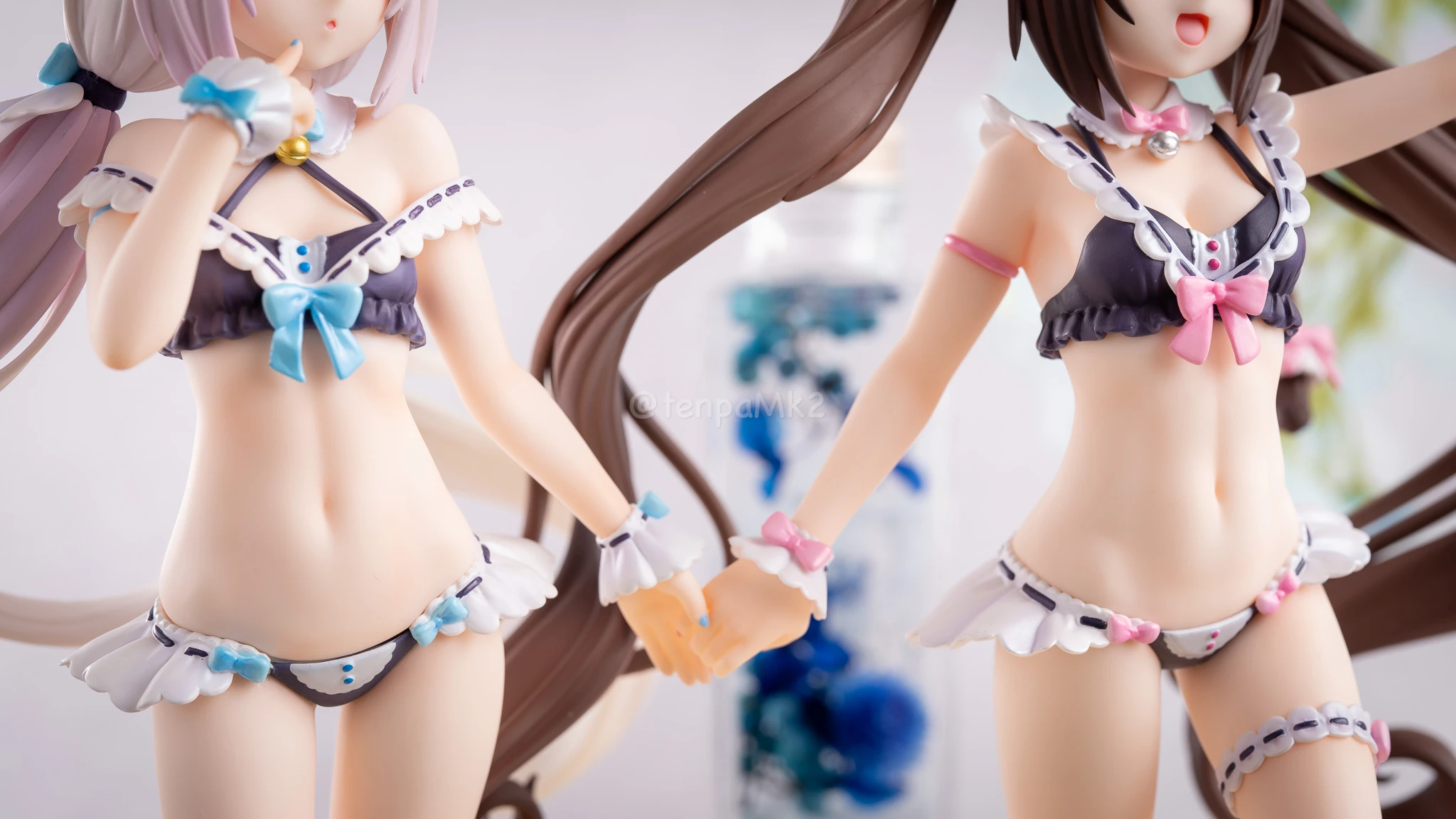 フィギュアレビュー「ショコラ&バニラ メイド水着ver. KADOKAWAスペシャルセット」KDcolle DSC04543