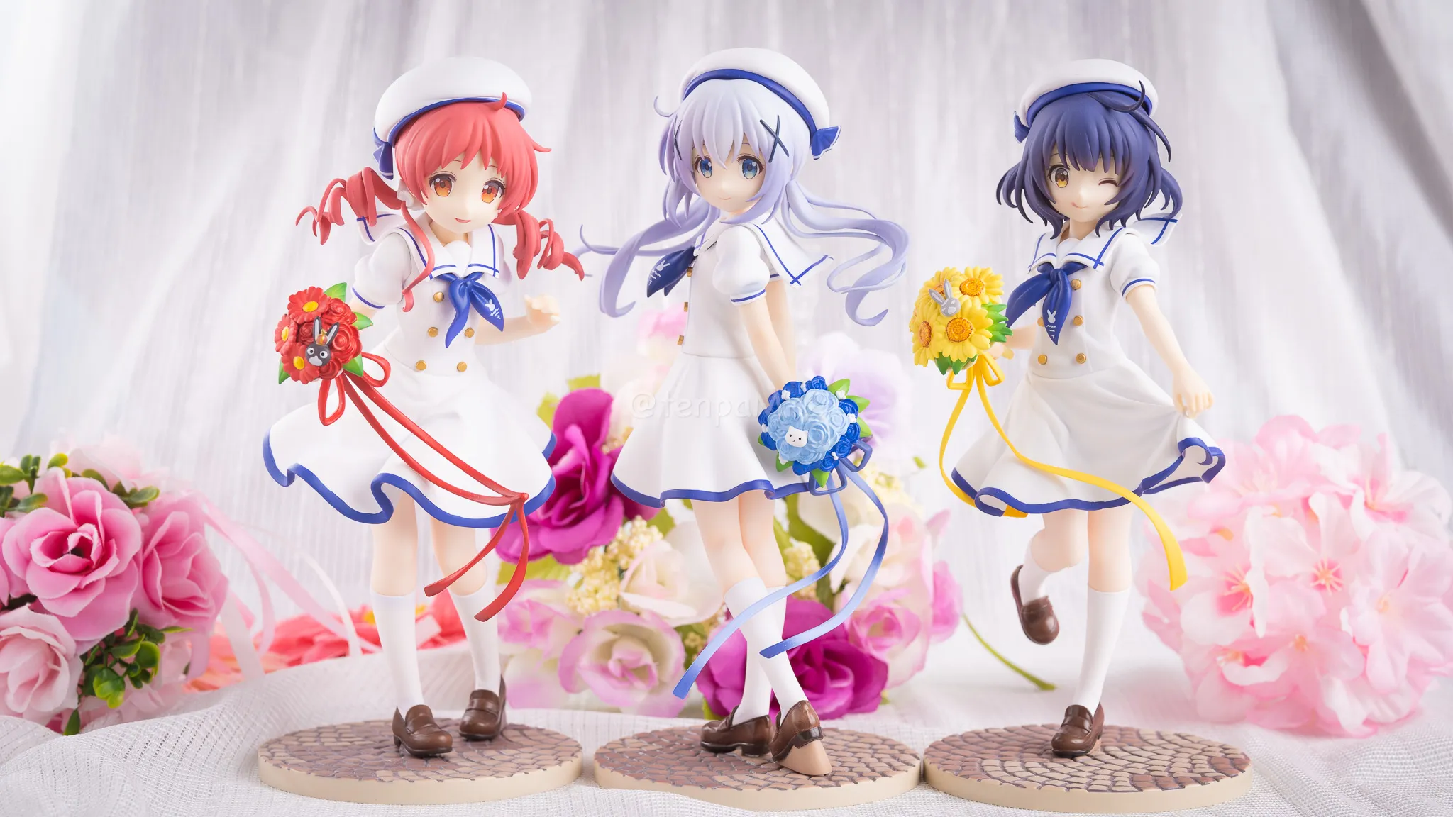 フィギュアレビュー「チノ＆マヤ＆メグ Summer Uniform」PLUM DSC02390