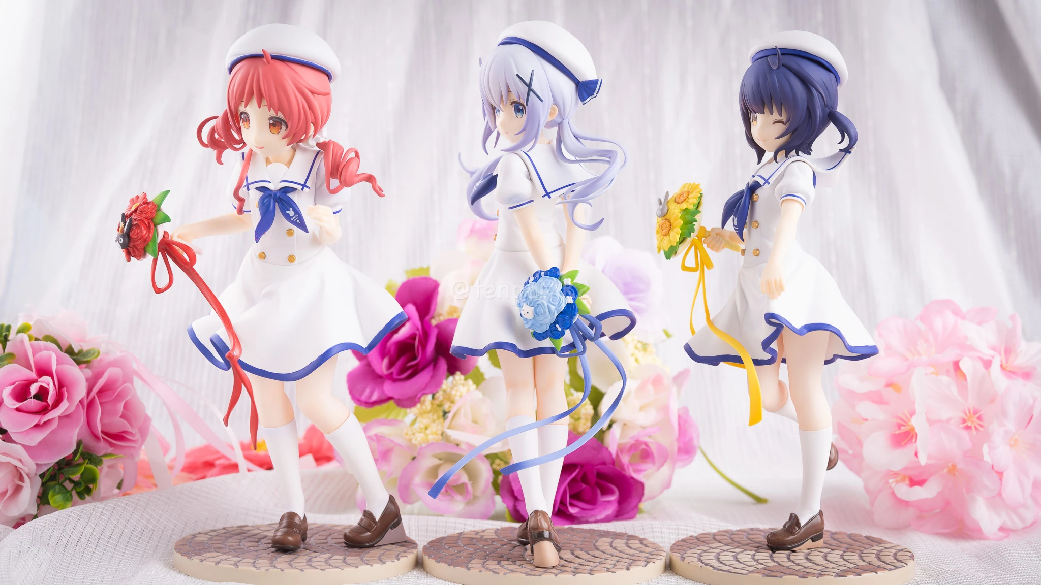 フィギュアレビュー「チノ&マヤ&メグ Summer Uniform」PLUM DSC02391
