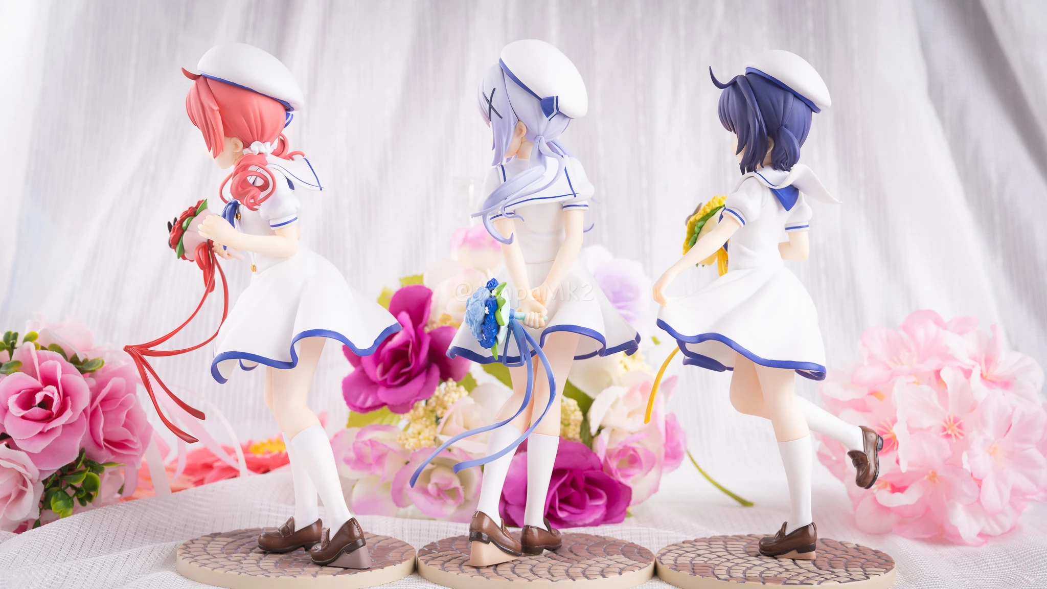 フィギュアレビュー「チノ&マヤ&メグ Summer Uniform」PLUM DSC02392