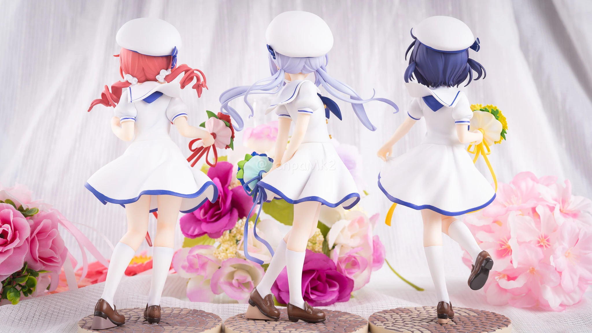 フィギュアレビュー「チノ&マヤ&メグ Summer Uniform」PLUM DSC02393