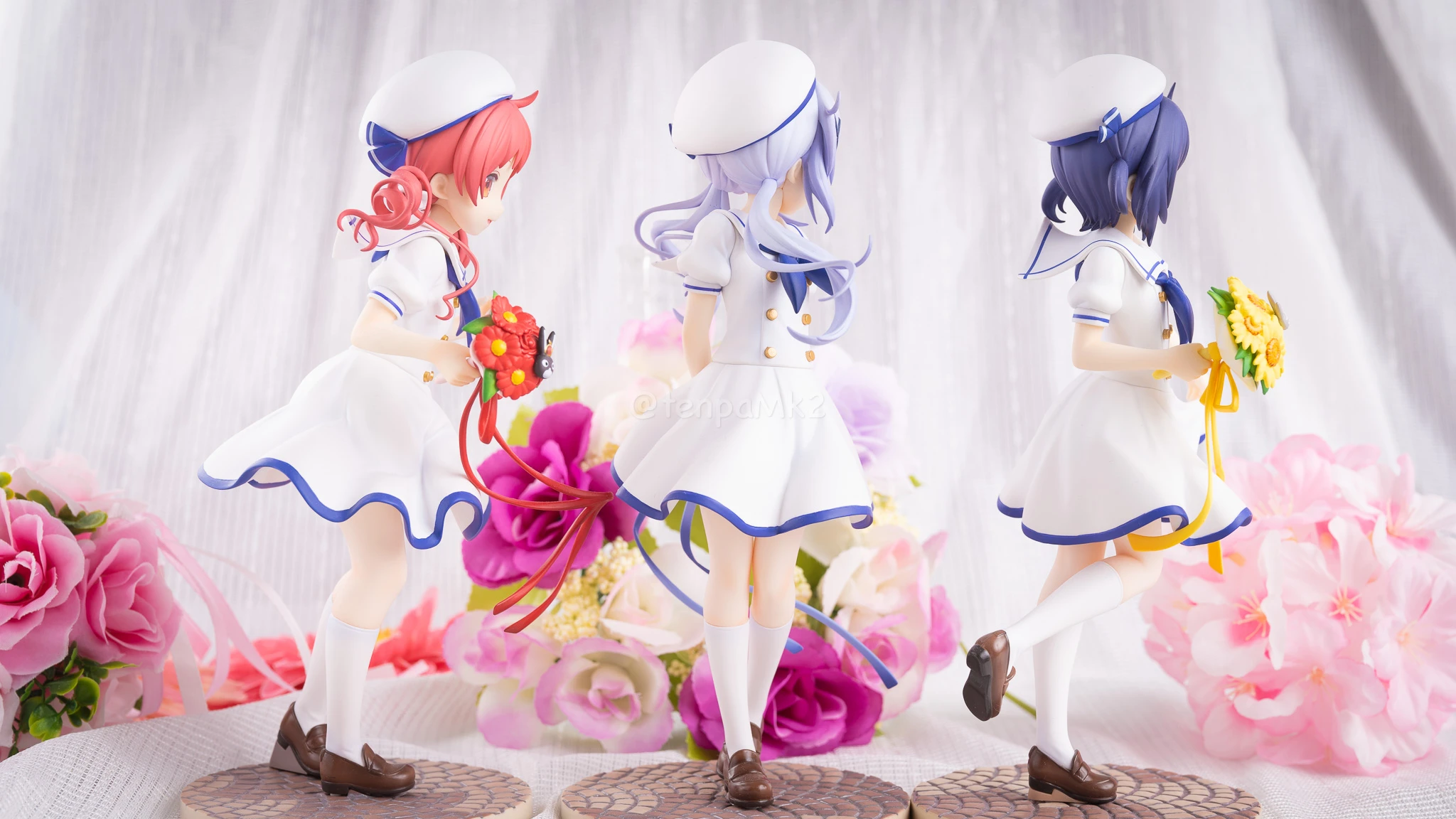 フィギュアレビュー「チノ＆マヤ＆メグ Summer Uniform」PLUM DSC02395