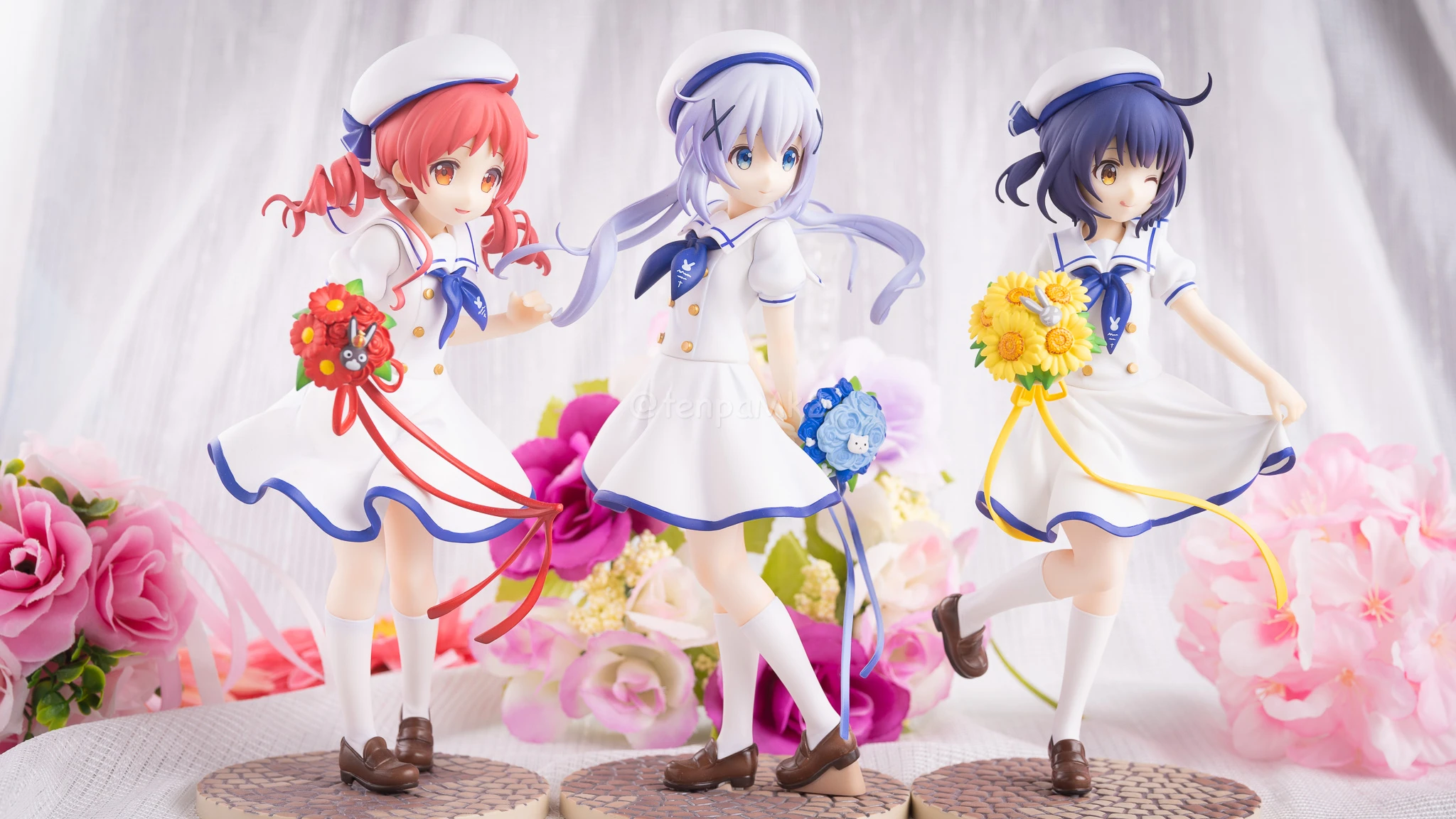 フィギュアレビュー「チノ&マヤ&メグ Summer Uniform」PLUM DSC02396