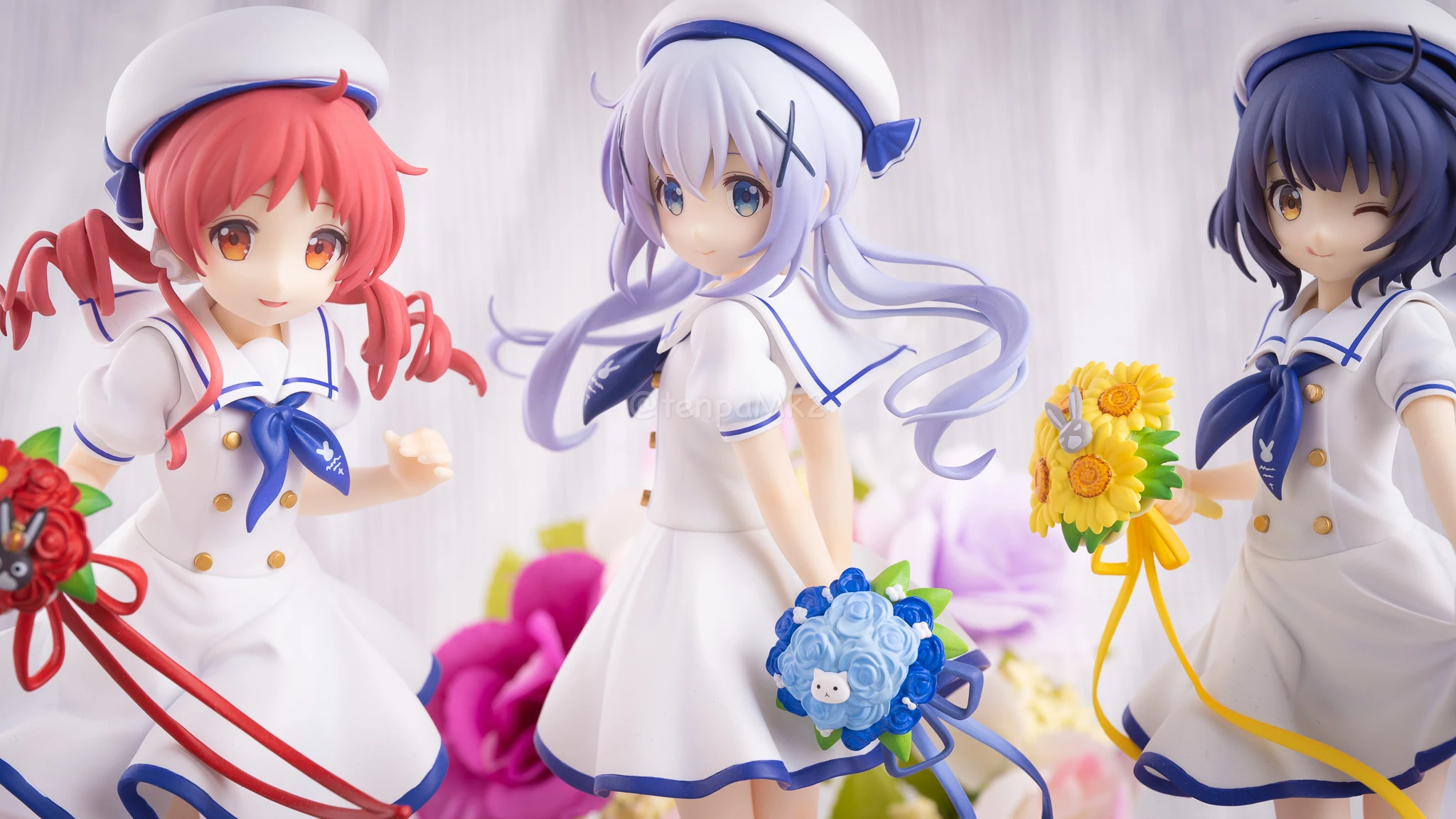 フィギュアレビュー「チノ＆マヤ＆メグ Summer Uniform」PLUM DSC02397