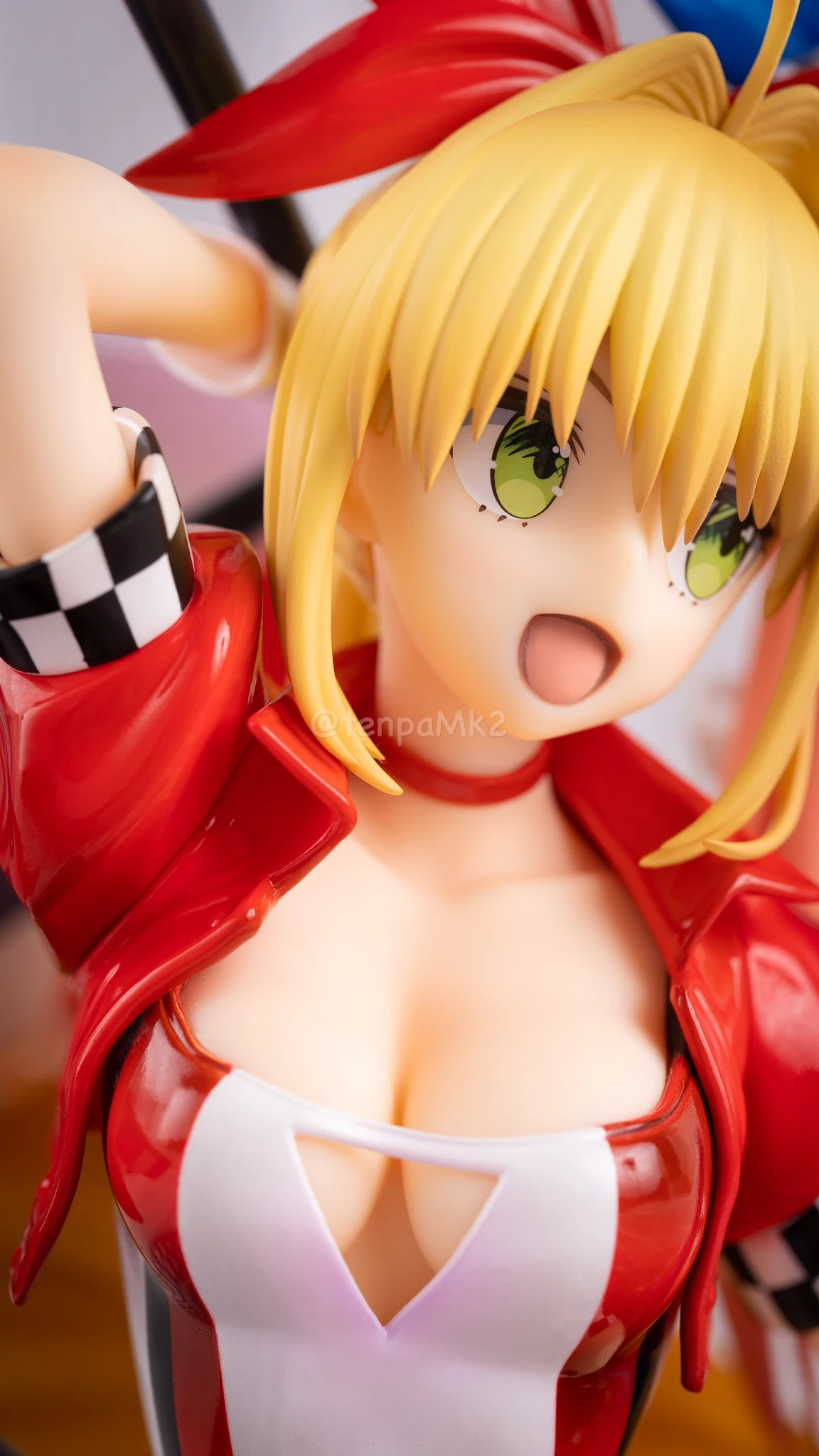 フィギュアレビュー「ネロ・クラウディス&玉藻の前 TYPE-MOON RACING Ver」plusone DSC02450