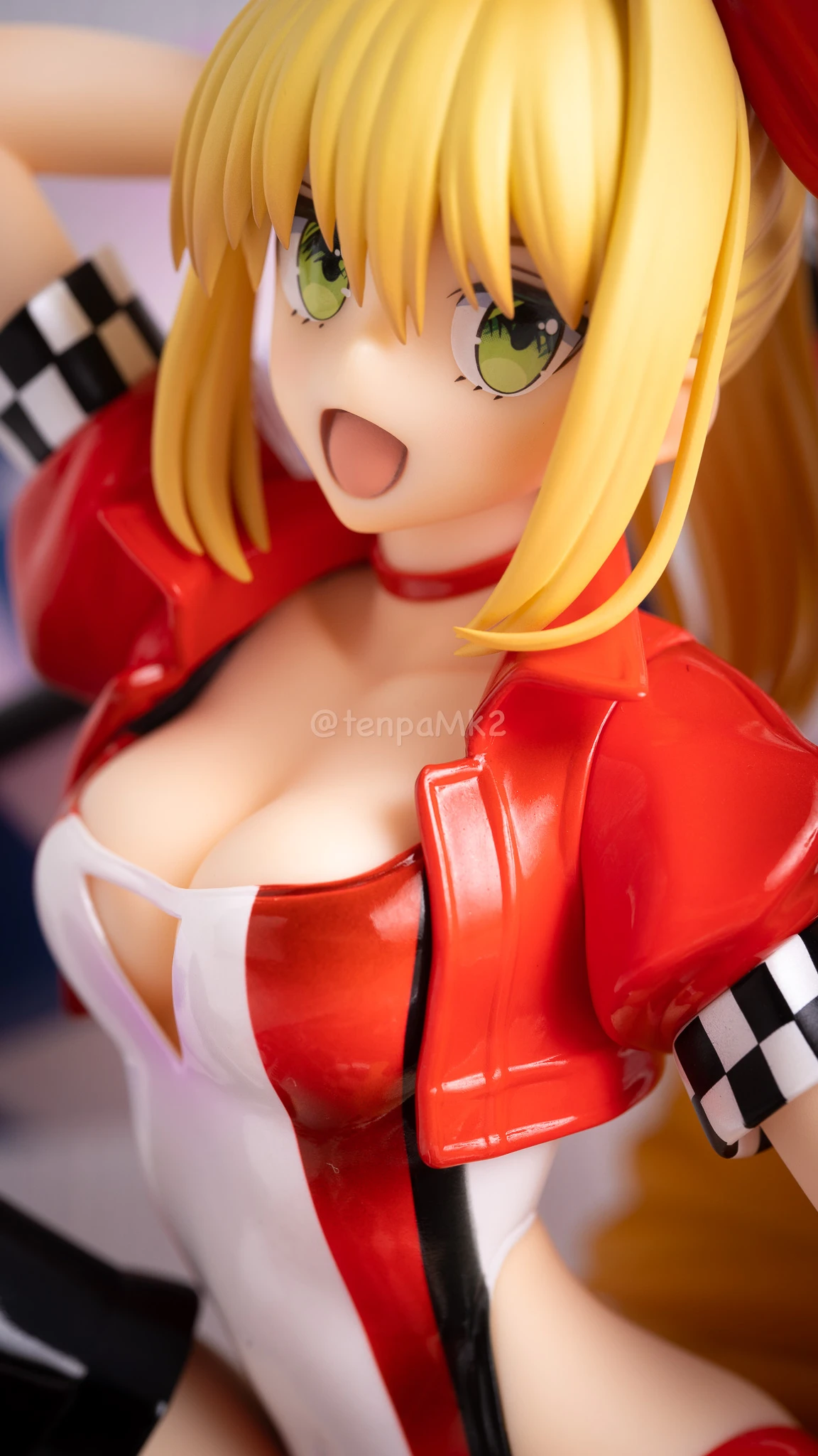 フィギュアレビュー「ネロ・クラウディス&玉藻の前 TYPE-MOON RACING Ver」plusone DSC02484