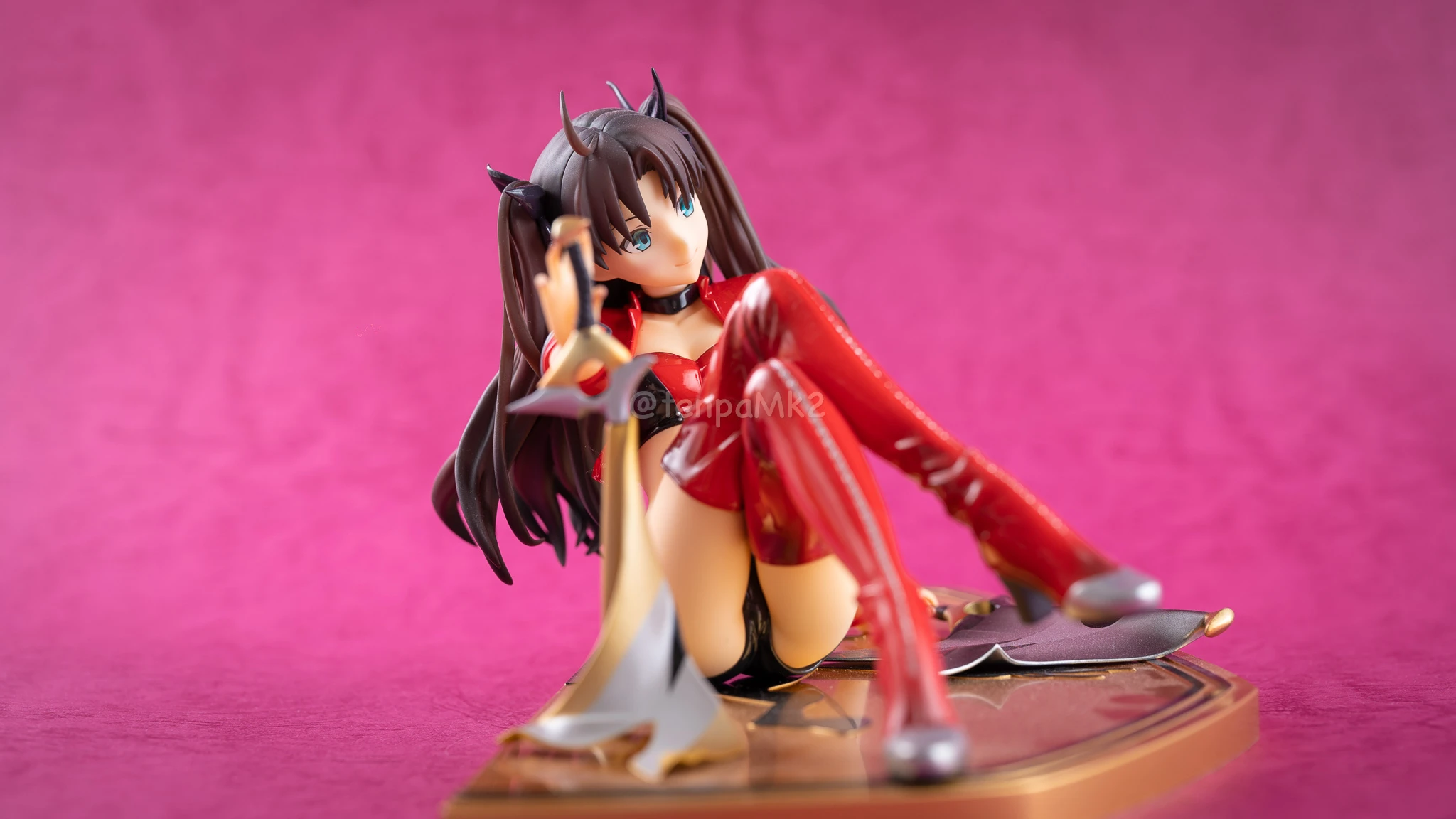 フィギュアレビュー「遠坂凛 TYPE-MOON RACING Ver」plusone DSC00443