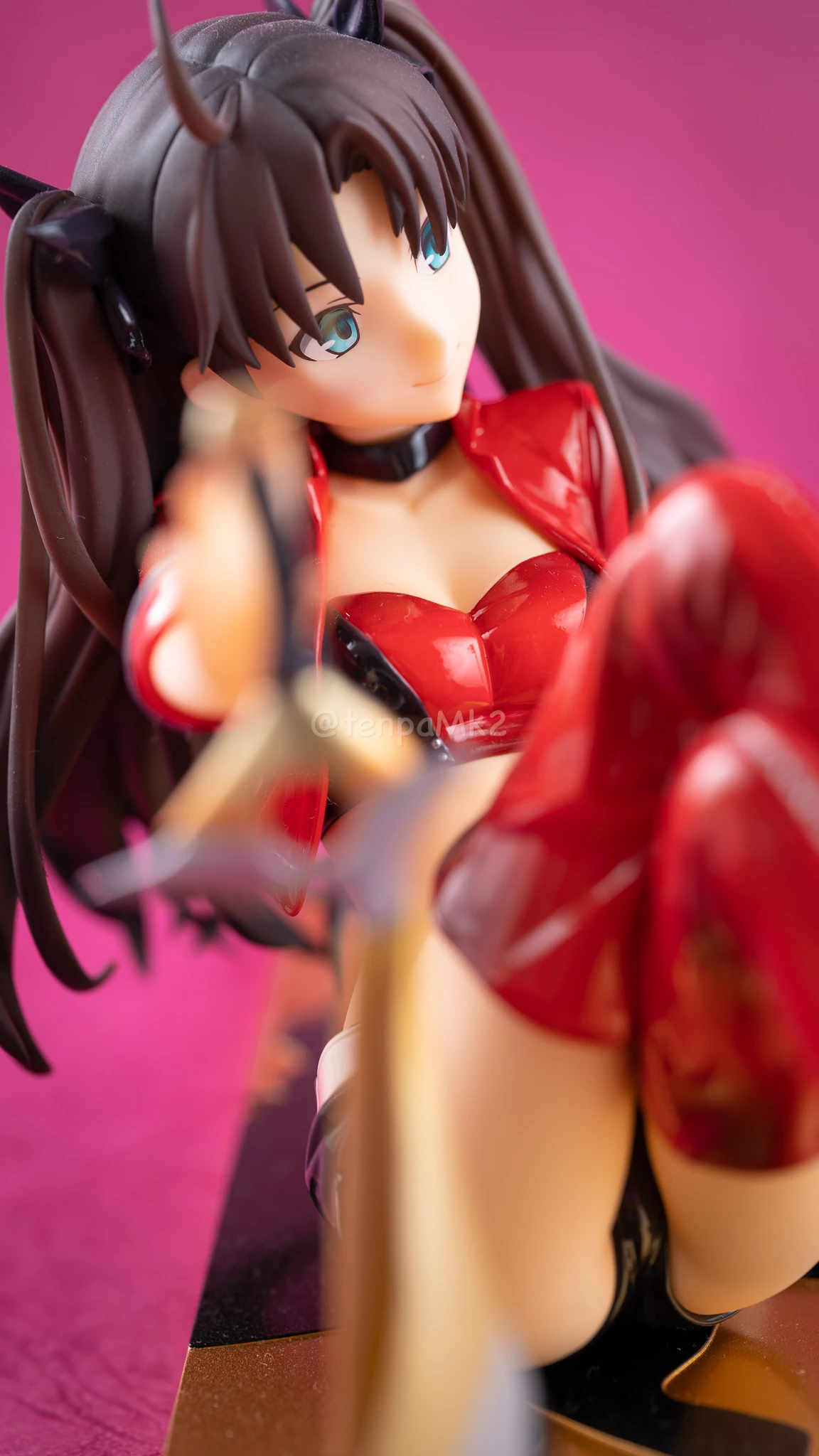 フィギュアレビュー「遠坂凛 TYPE-MOON RACING Ver」plusone DSC00445