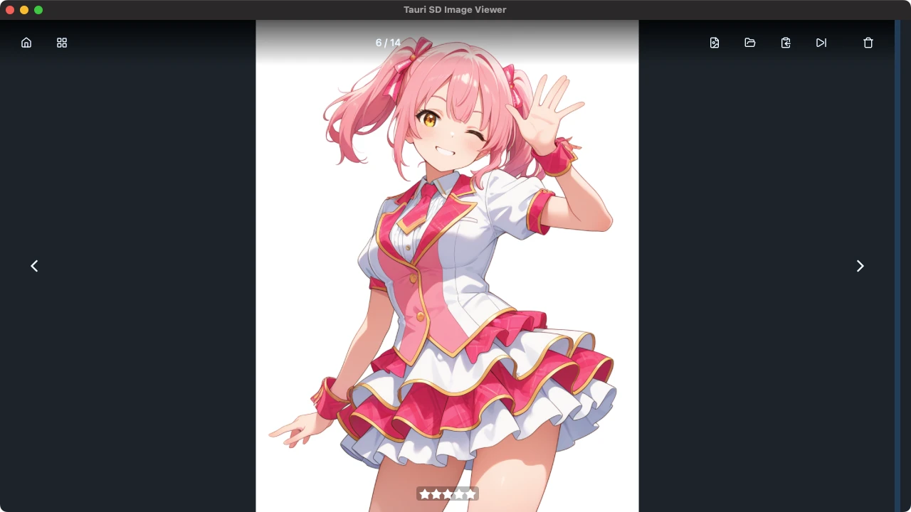 Tauri SD Image Viewerのスクリーンショット